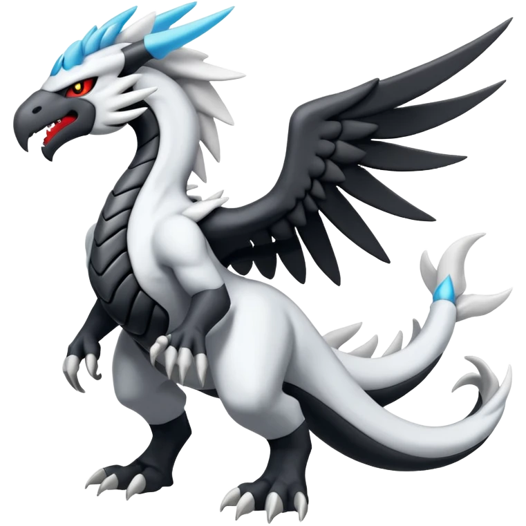 Zekrom-Reshiram-Fakémon-hybrid-creature (full body)  emoji
