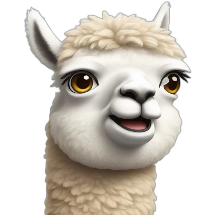 alpaca-asking-question emoji
