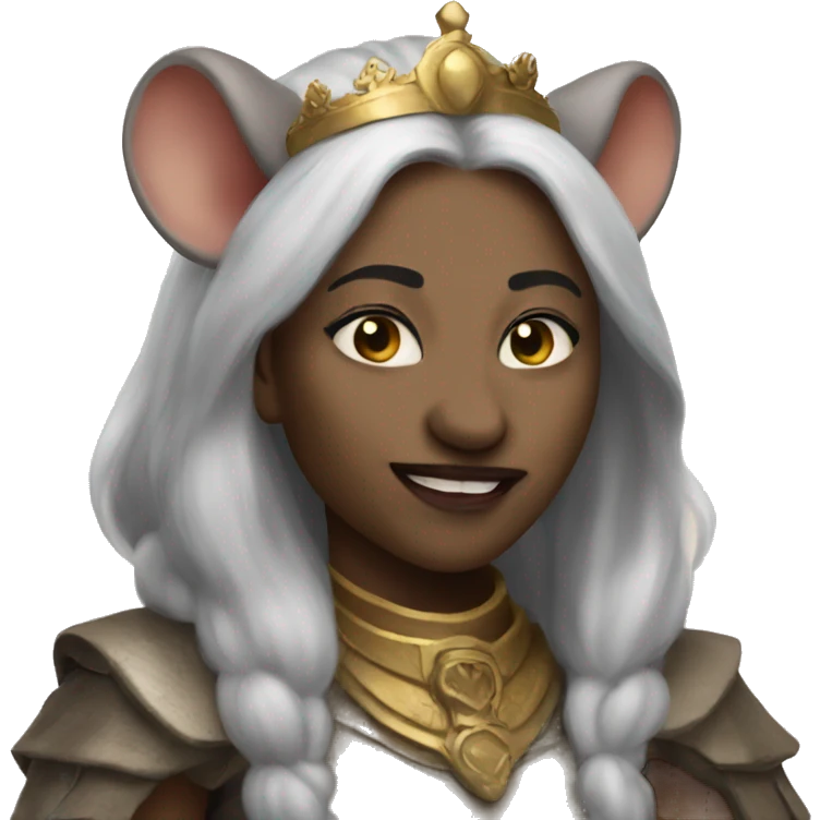 Rat queen emoji