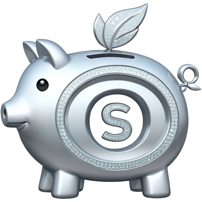 glitter white symbol bank emoji