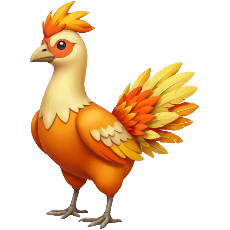 Combusken (full body) emoji