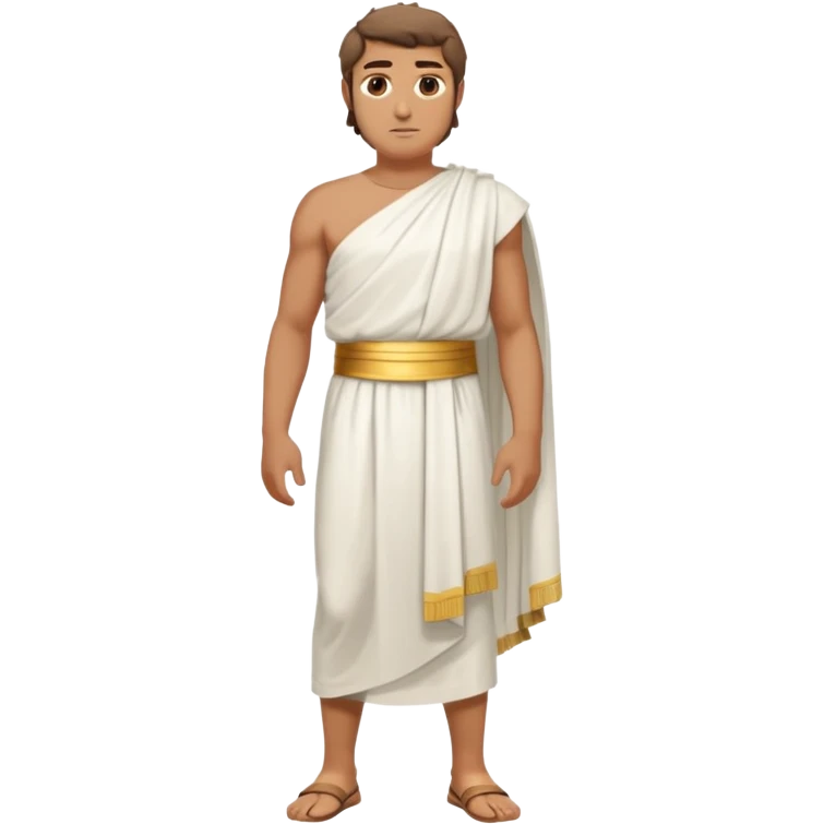 ancient greek man full length no weapons emoji