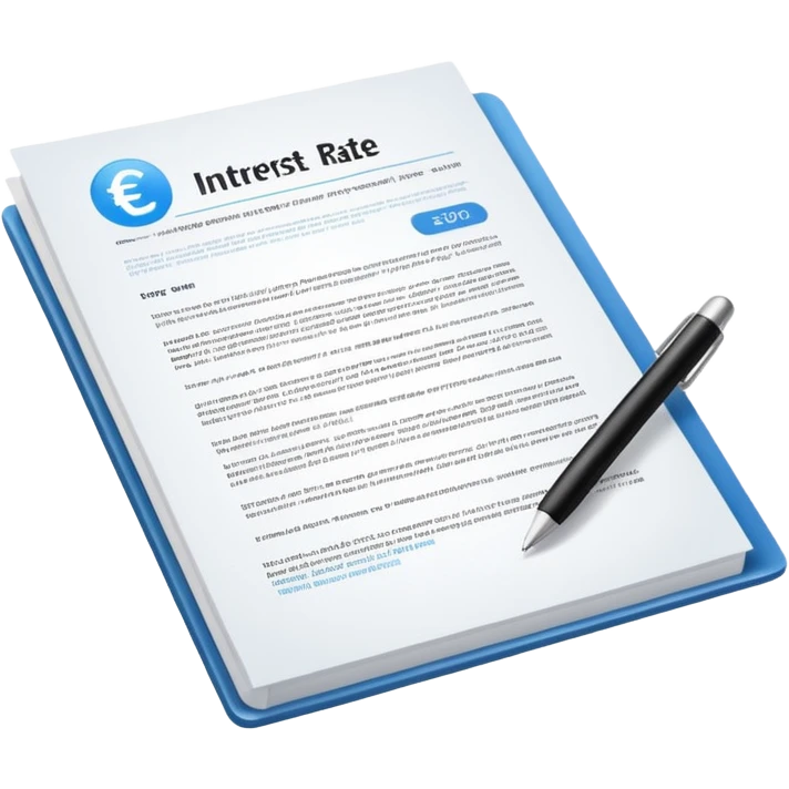Interest rate declaration emoji