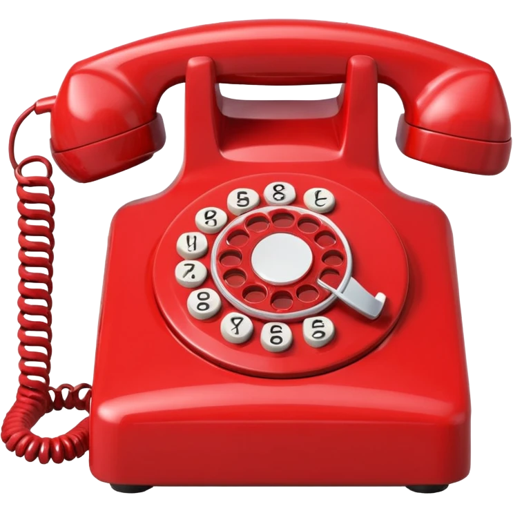 red phone  emoji