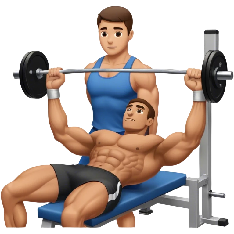 close-grip flat-benchpress emoji