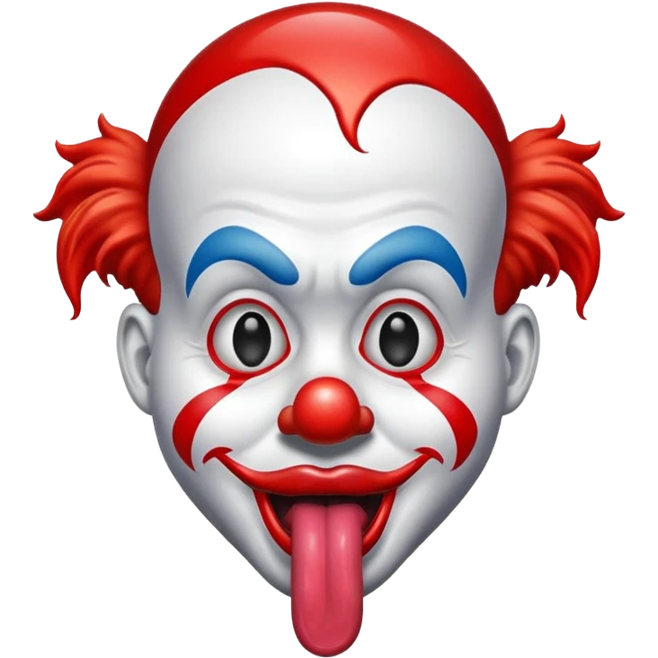 clown tounge sticking out emoji