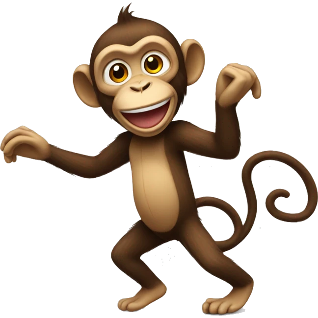 Dancing monkey emoji
