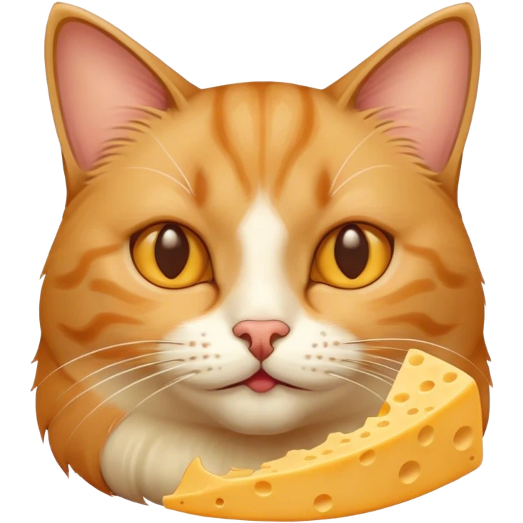 Cat with cheese  emoji