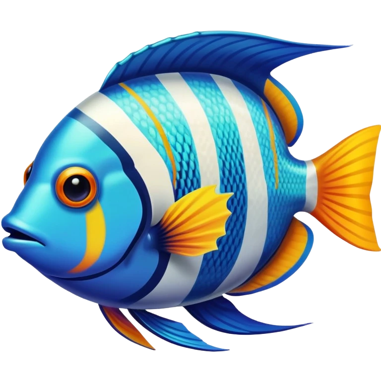 colorful tropical fish emoji