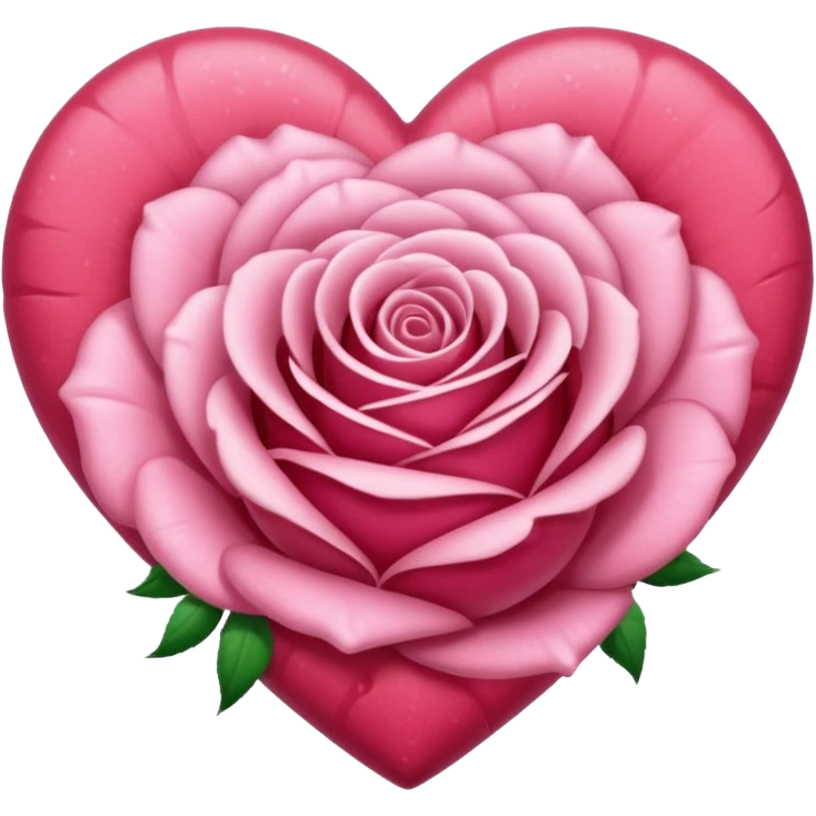 Corazón rositas emoji