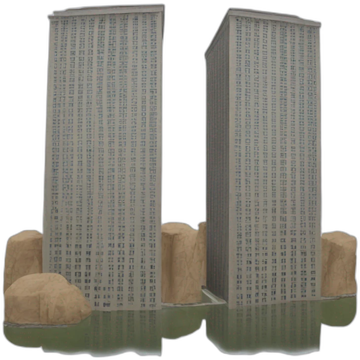 Twin tower emoji