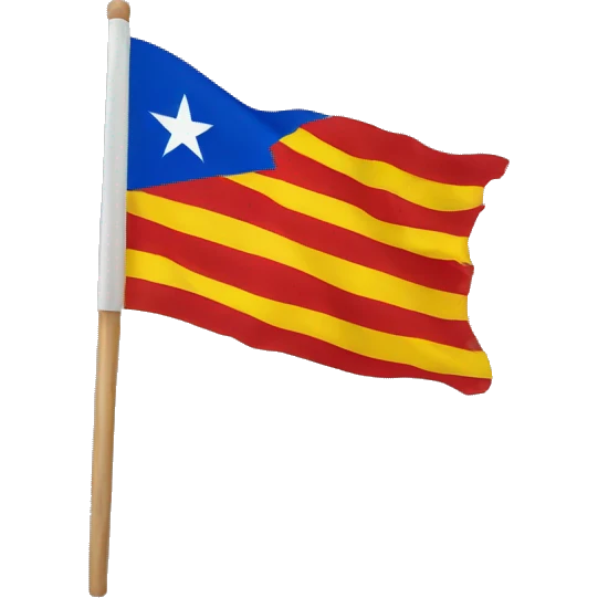 estelada (flag of the catalan independentists) emoji