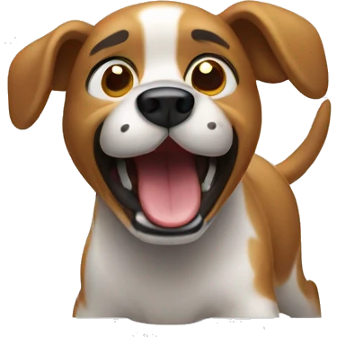 shaking dog emoji