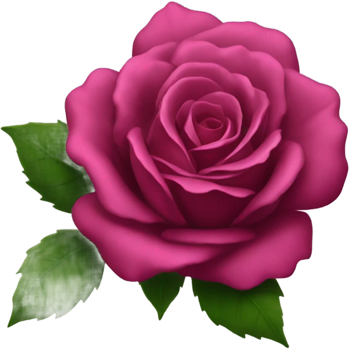 Dark pink rose  emoji