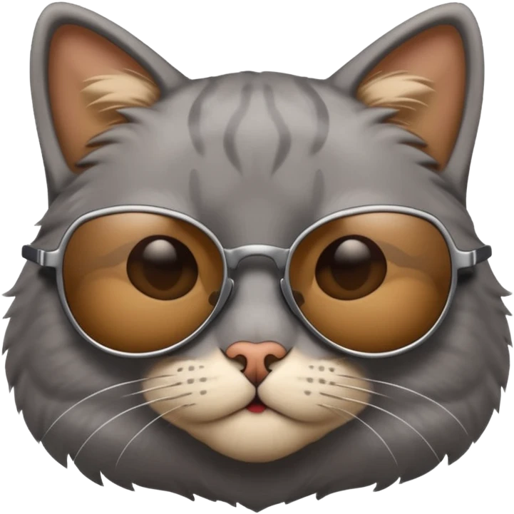 Cat wearing sunglasses emoji