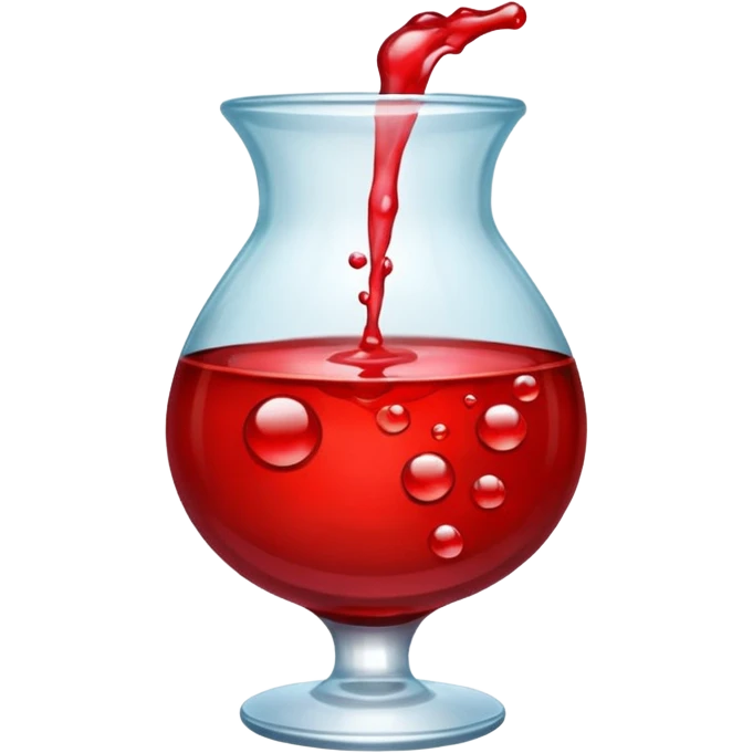 Red health potion emoji