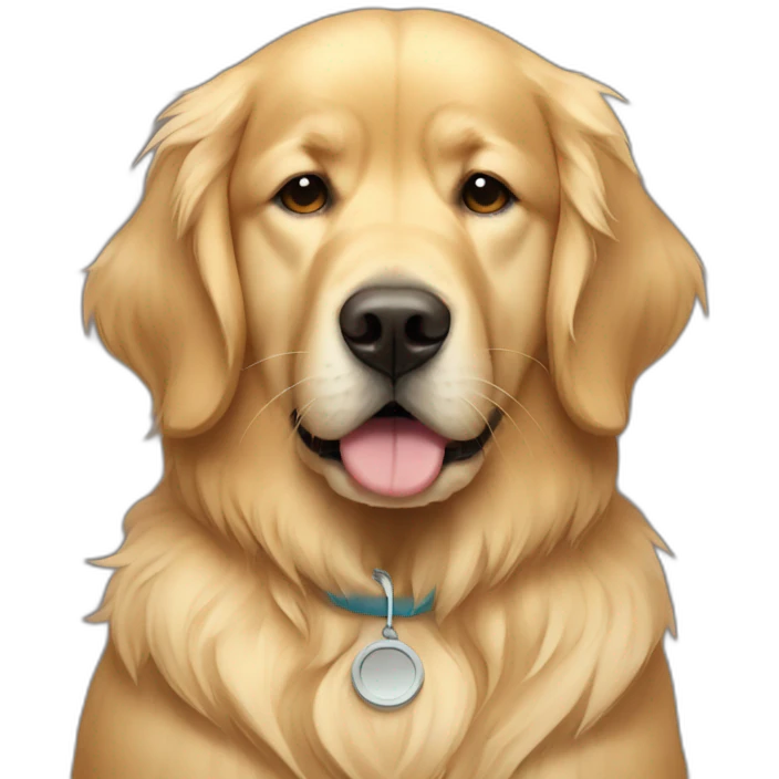 sick golden retriever *drama* emoji