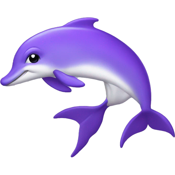 Dauphin purple emoji