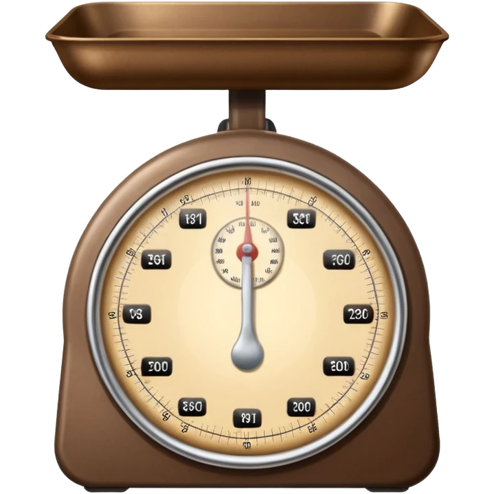 Make a weighing scale in law school emoji symbol in color brown emoji