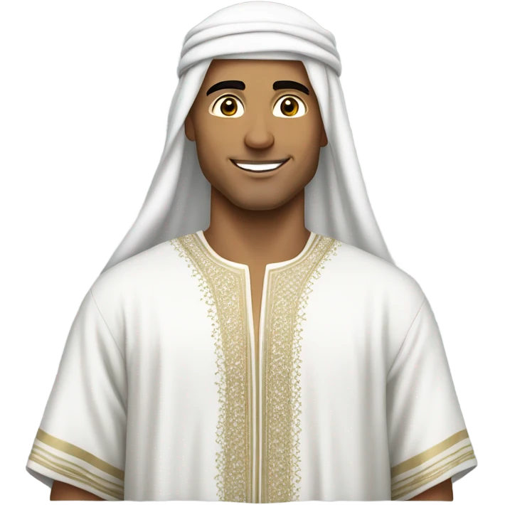 Like cristiano ronaldo in arabic clothes emoji