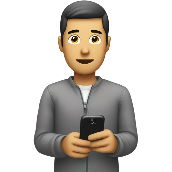 Phone texting  emoji