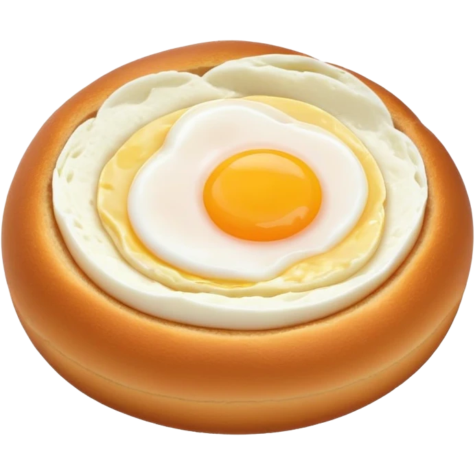 Korean egg bread with a visible egg on top emoji
