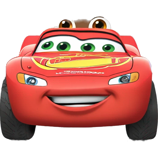 Lightning McQueen ￼ emoji