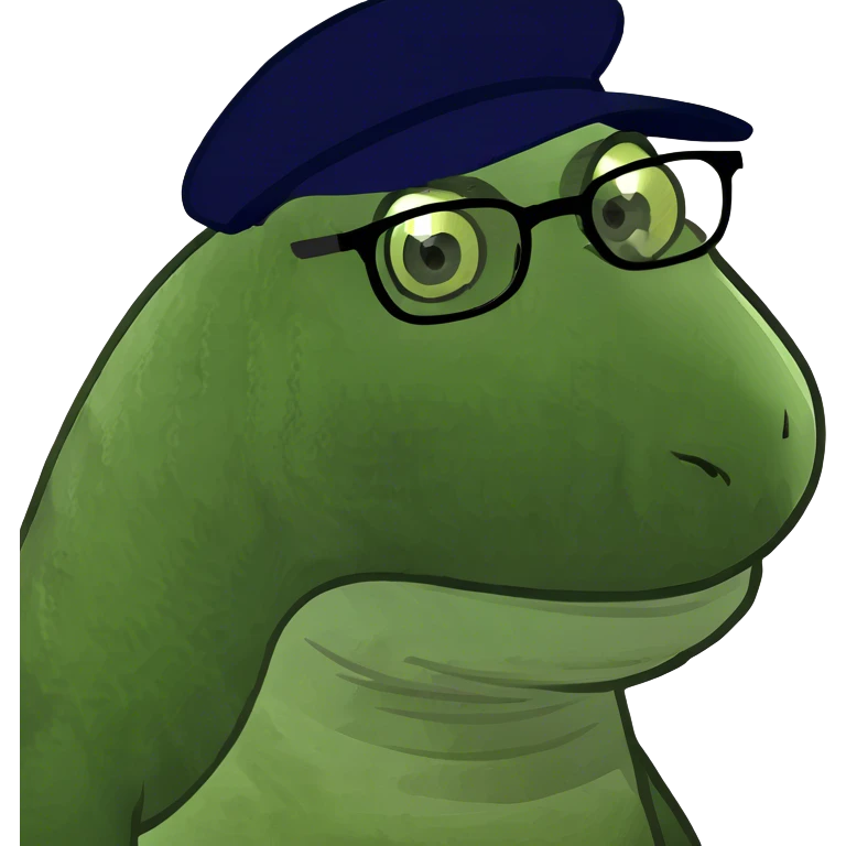 Snake wearing glasses  emoji