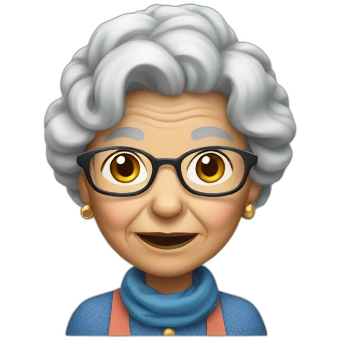 Granny game emoji