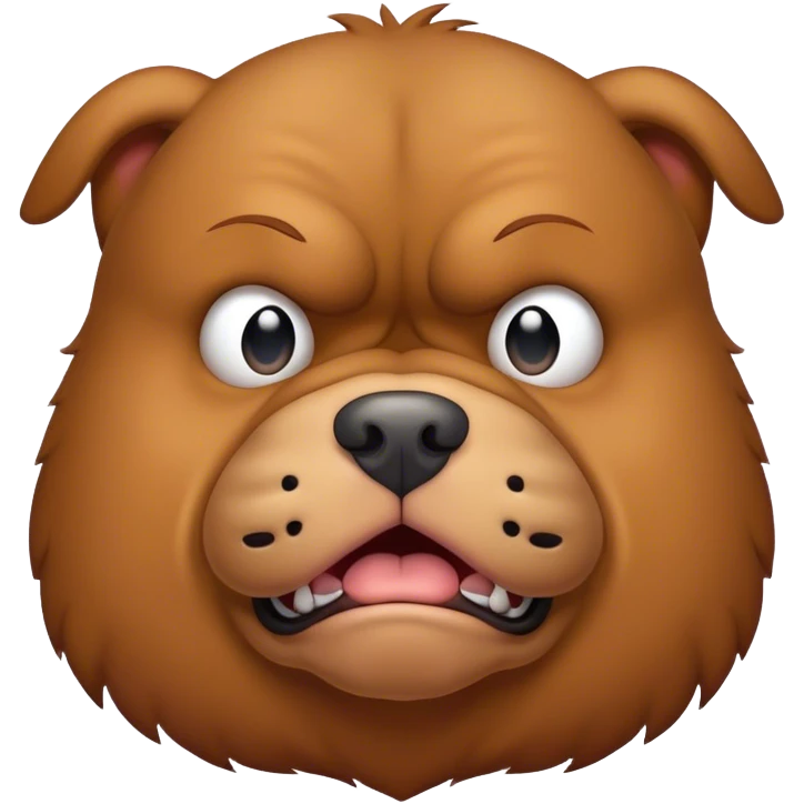 Bully xxl total brown  emoji