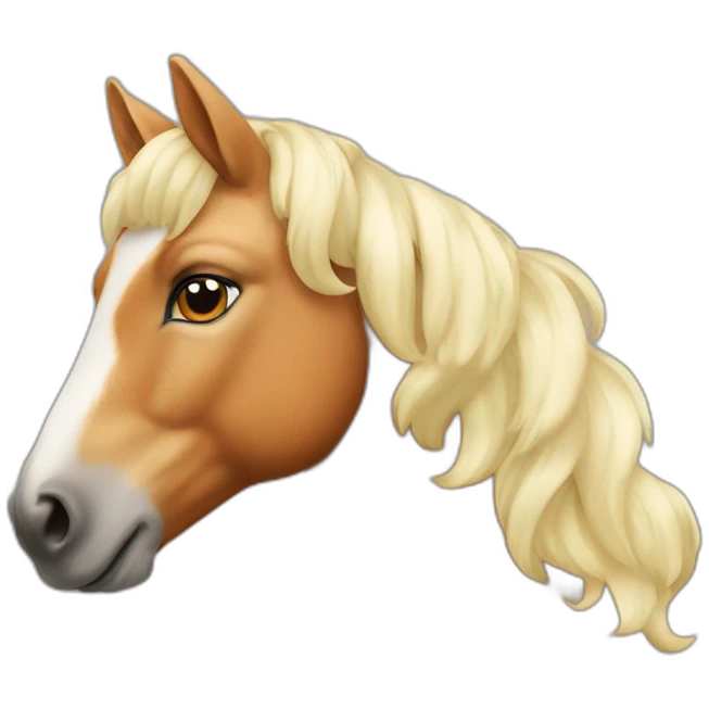 Fuchs blond horse emoji