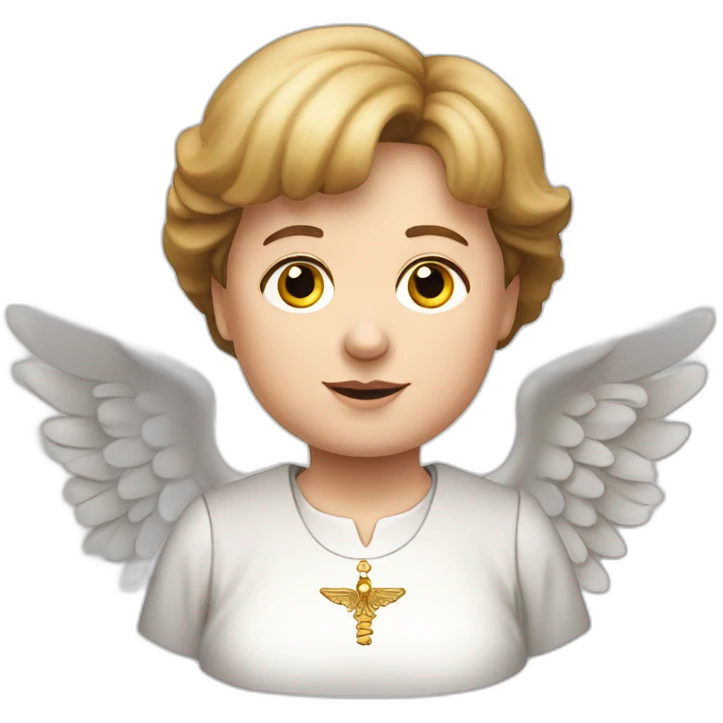 Angel Angela Merkel ￼ emoji