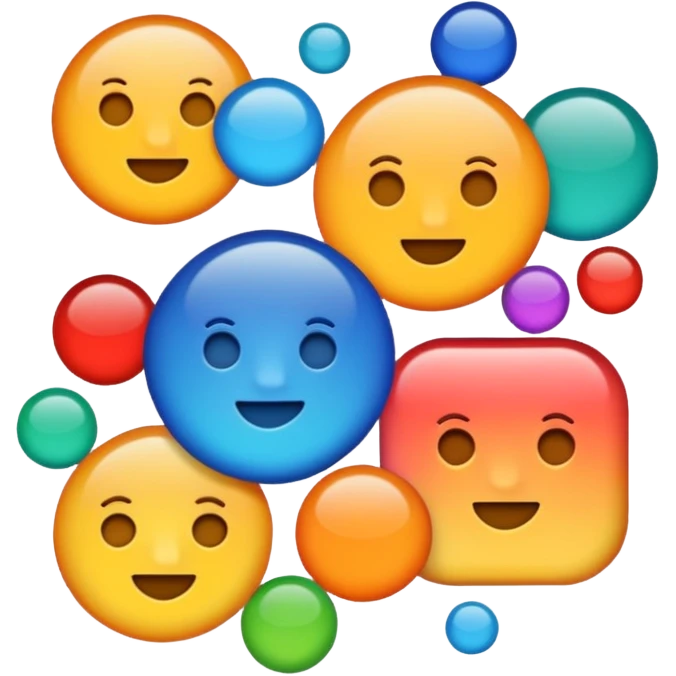 The word Content emoji