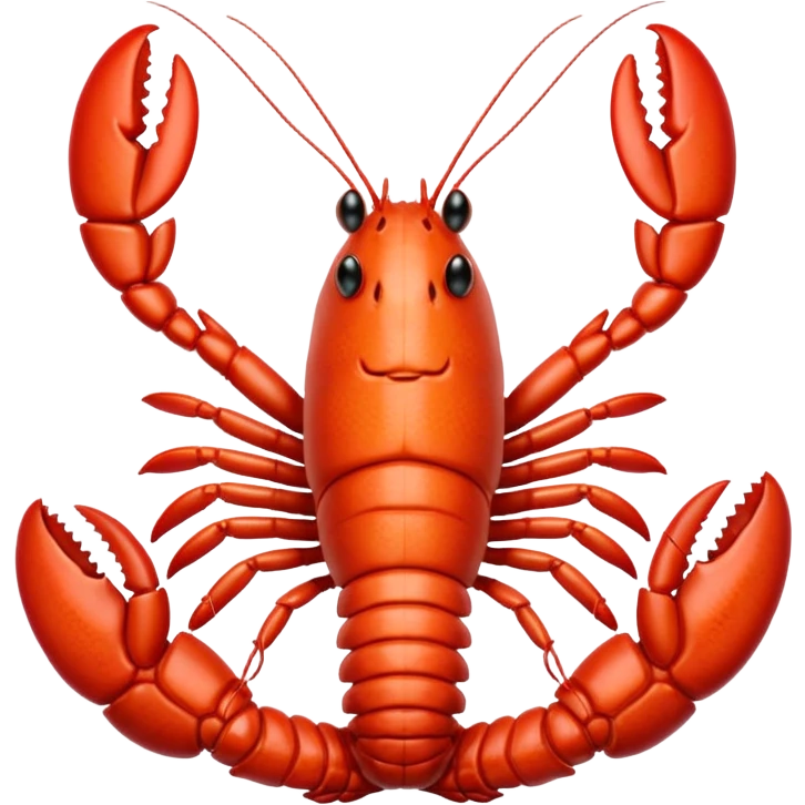 White lobster emoji