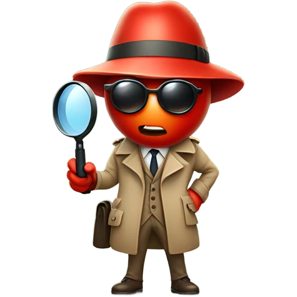 Tomato spy emoji