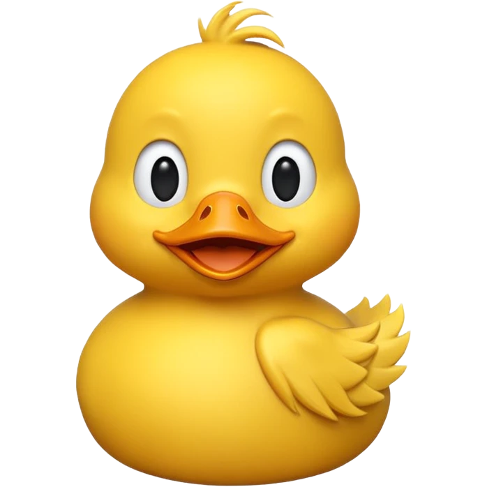 Animals: Duck in 3D Emoji emoji