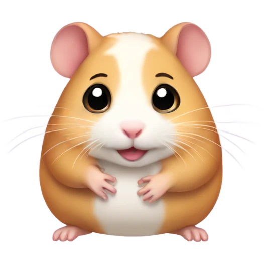 Pregnant hamster emoji