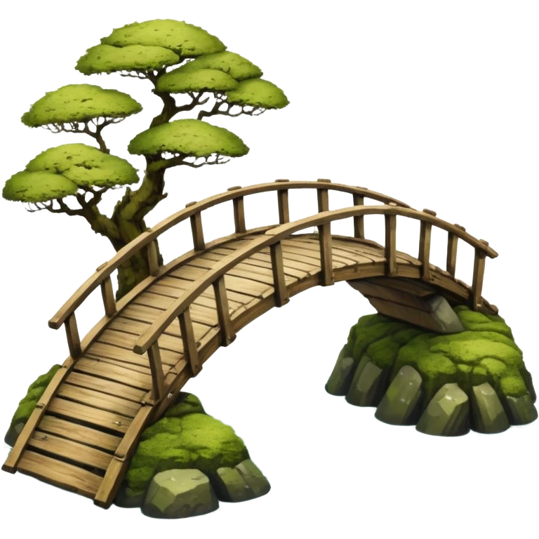 Japanese wooden bridge emoji