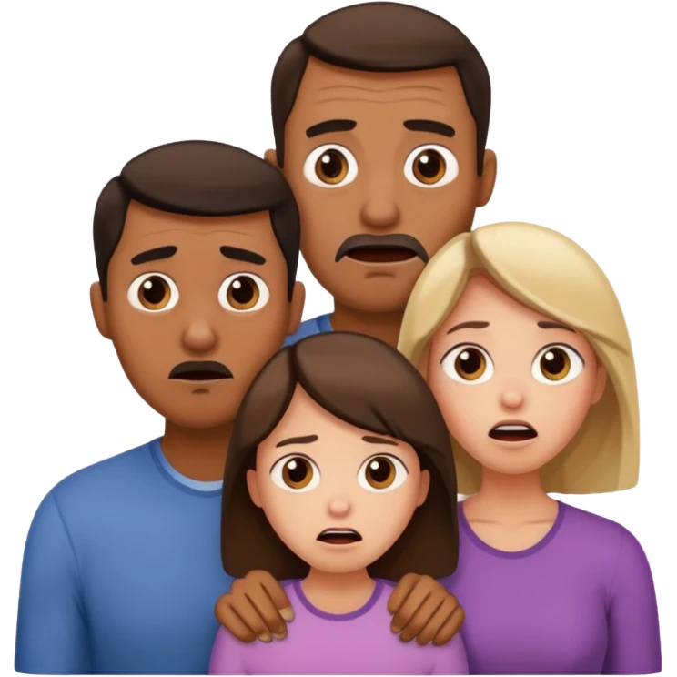 HAZ UNA FAMILIA GRITANDO, MI NOVIA, MI OPAPA. MI MAMA Y YO emoji