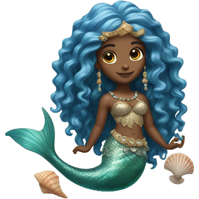 a greek mermaid  emoji