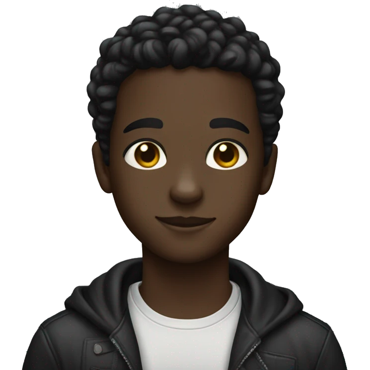 Young balck panther emoji