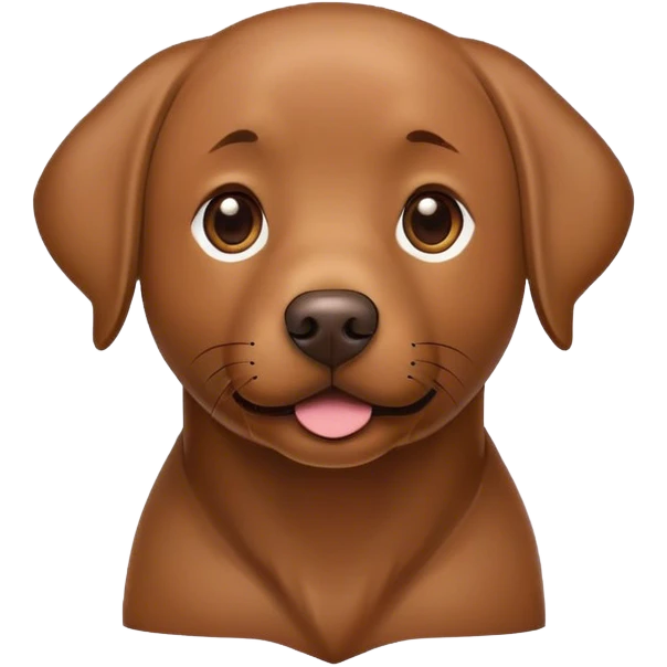 Red Labrador  emoji