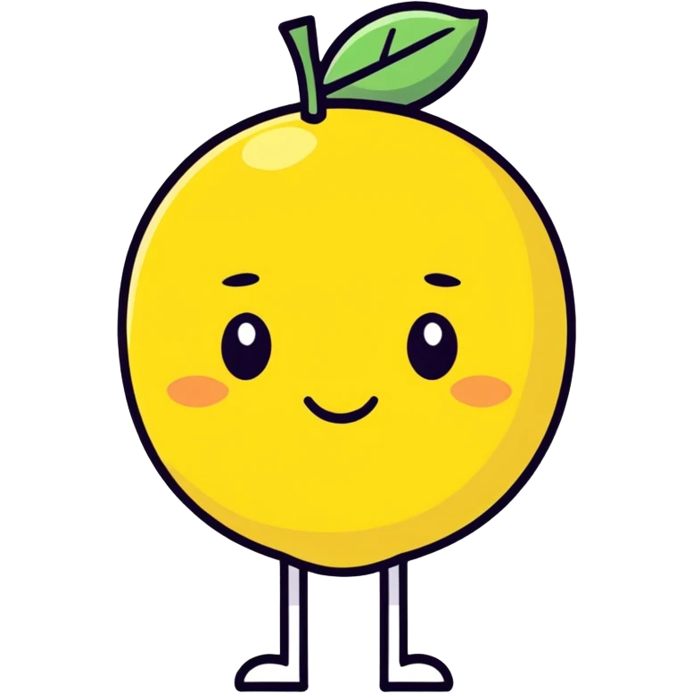 A person with a lemon head  emoji