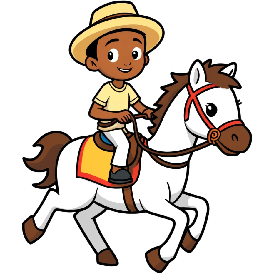 mort from madagascar riding horse emoji