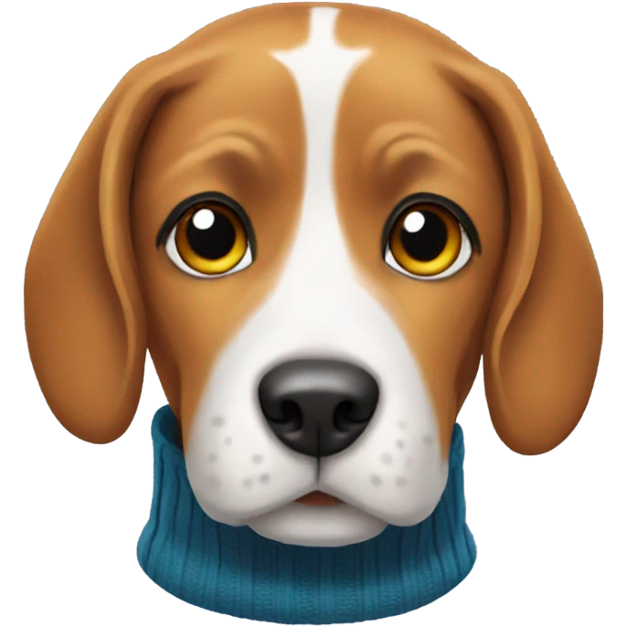 Beagle wearing a jumper  emoji