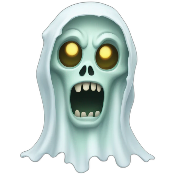 Zombie ghost emoji