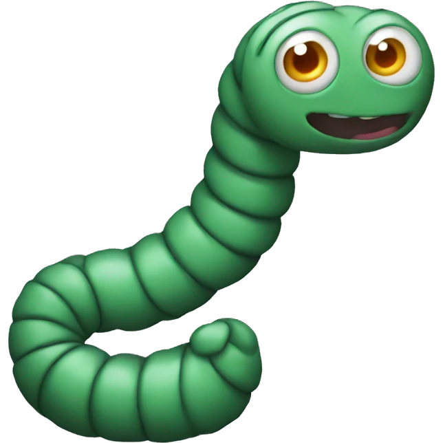 worm emoji