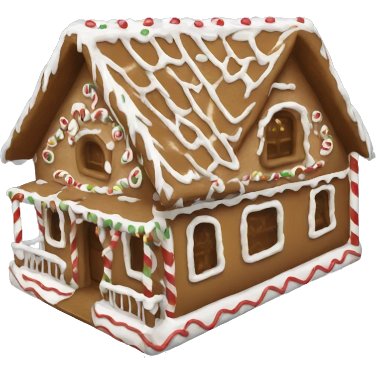 gingerbread house emoji