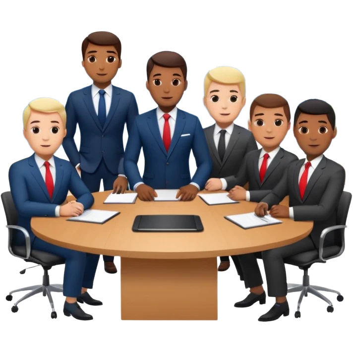PROFFESIONAL MALE  BUSINESS TEAM HOUSE emoji