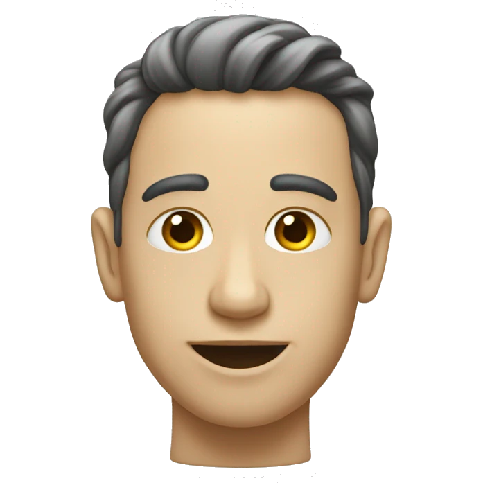 Une tête qui sort des toilette emoji